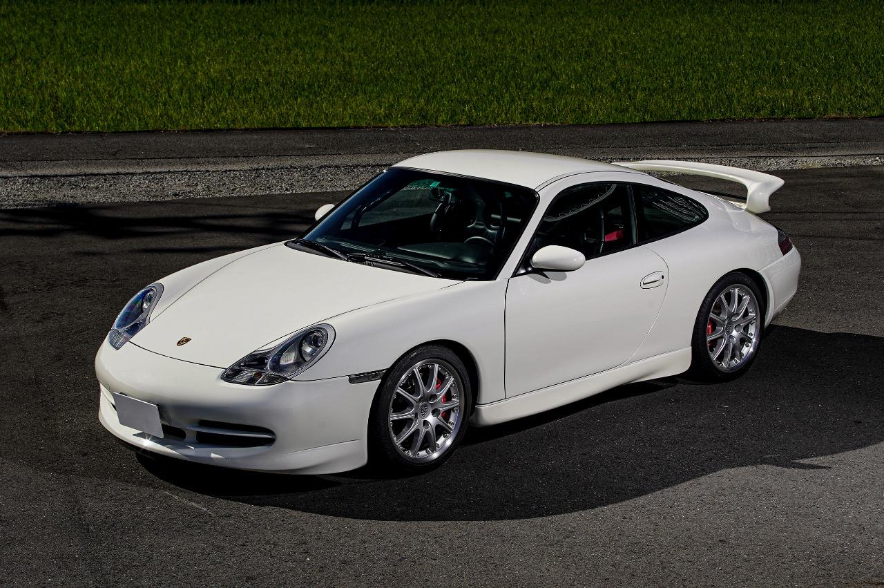 Porsche 996 GT3 blanche