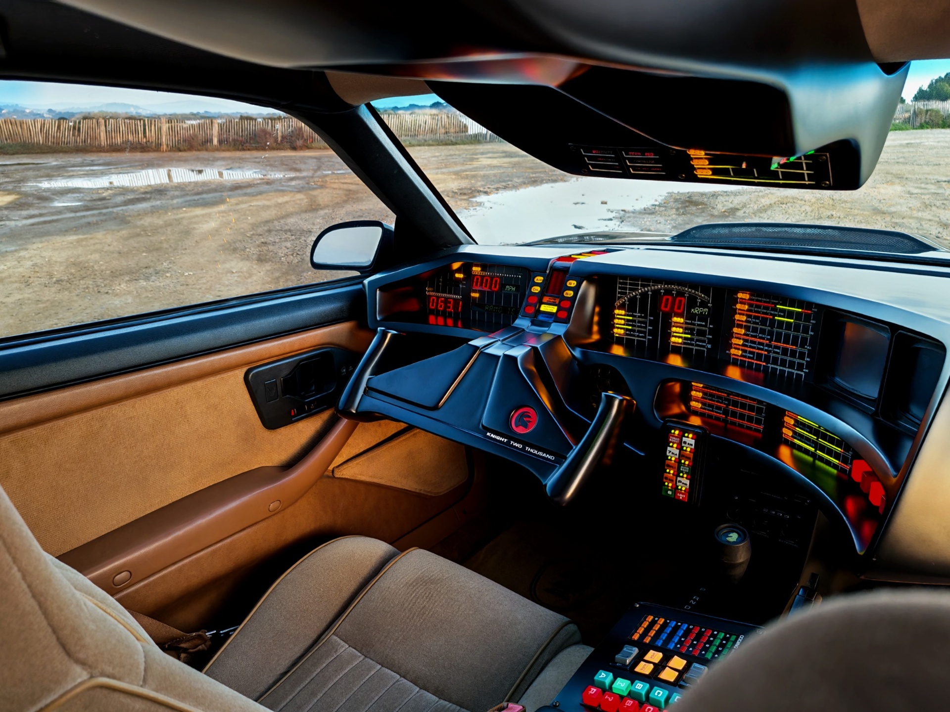 Tableau de bord KITT vue passager