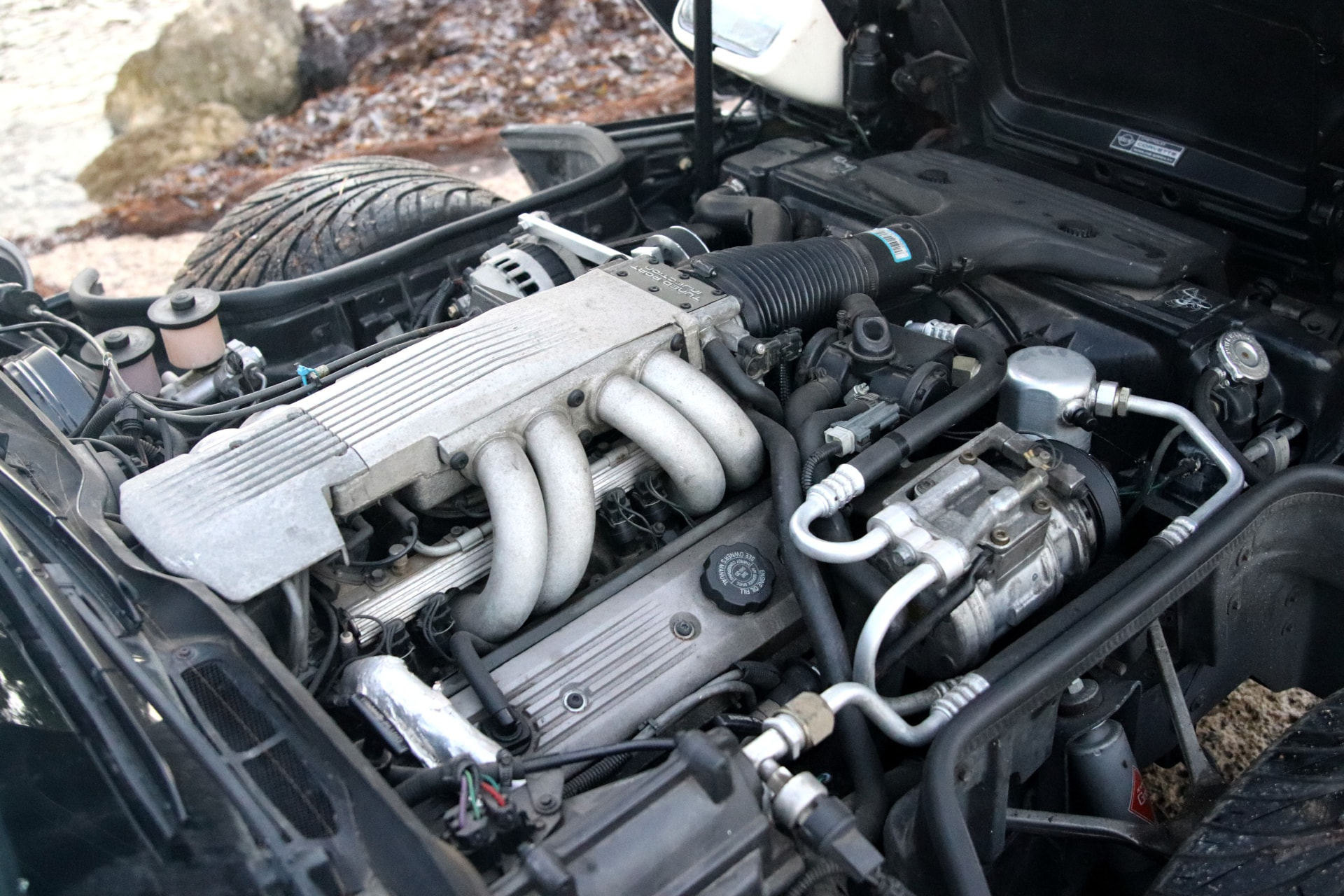 Moteur V8 L98 à injection Tuned Port d'une Corvette C4